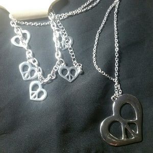 $14 silver hearts fashion set