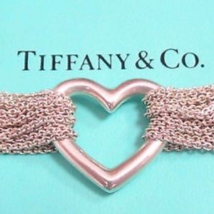 Authentic Tiffany 10 strand heart necklace
