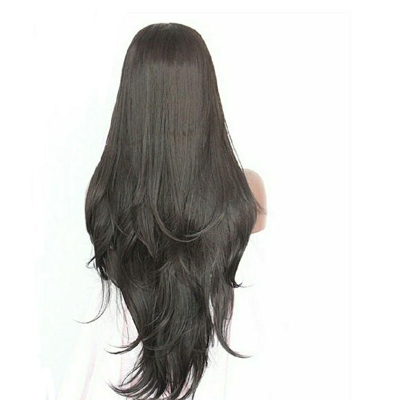 Dark Brown Beauty Waves LaceFront Wig!!