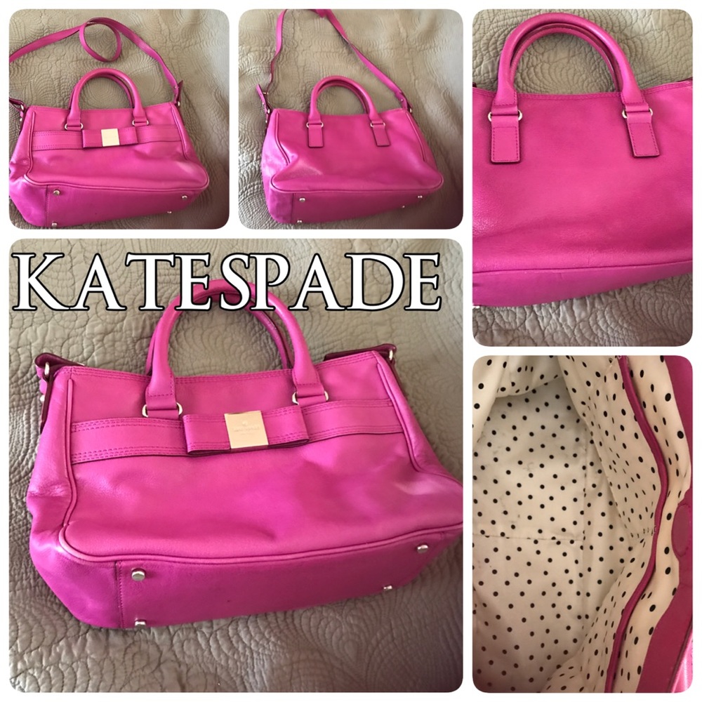 🔵FINAL MARKDOWN🔴 KATE SPADE ♠️ Leather  Bag.