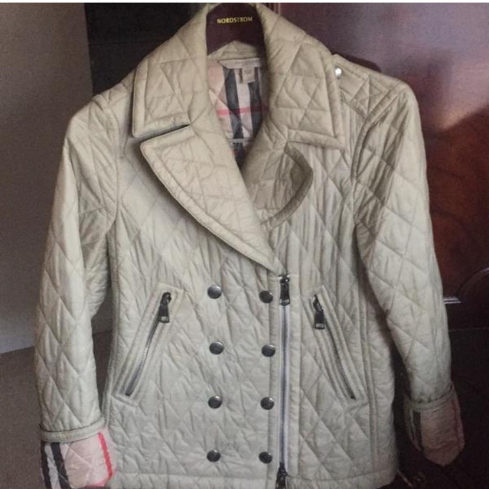 Burberry quilted jacket