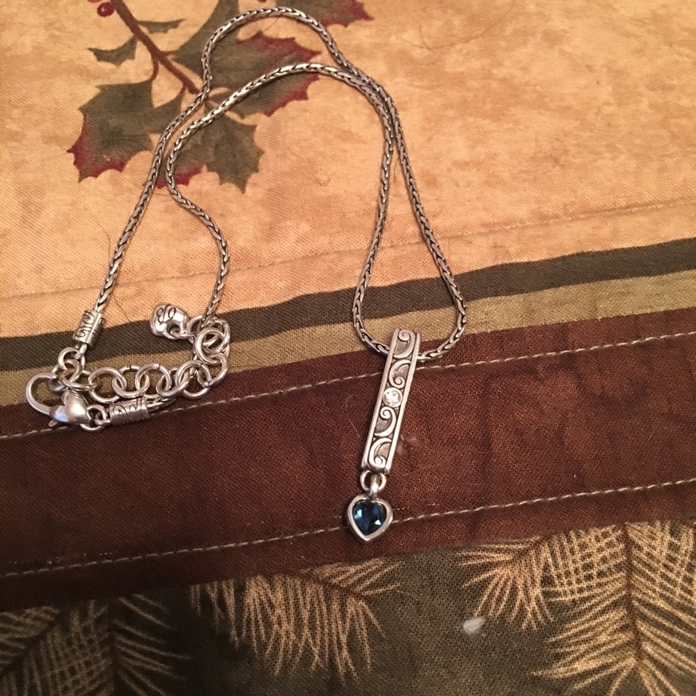 Brighton Day of Love Necklace with Sapphire Heart