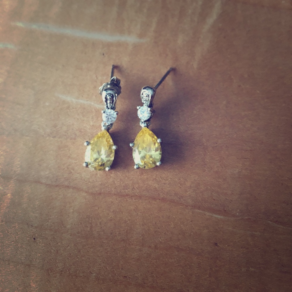 Tear drop earrings
