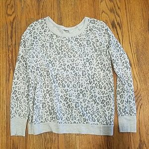 Joie leopard print sweatshirt M