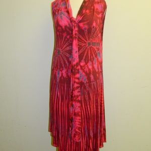 Sacred Threads tie dye dress size S/M
