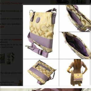 Authentic Coach crossbody bag.