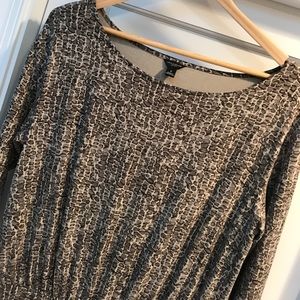 Ann Taylor animal print dress