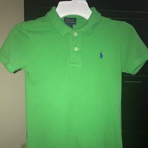 Toddler Boys Green Polo Shirt