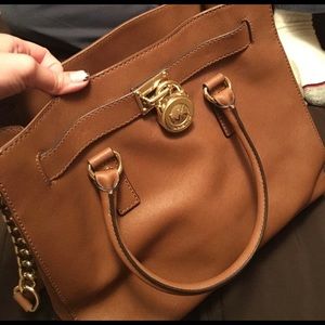 Michael Kors large Hamilton saffiano leather tote