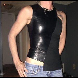 Barbara Bui Leather Shirt