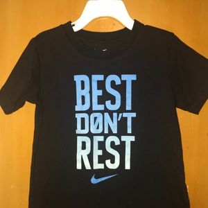 Boys "Best Don't Rest" Nike T-Shirt