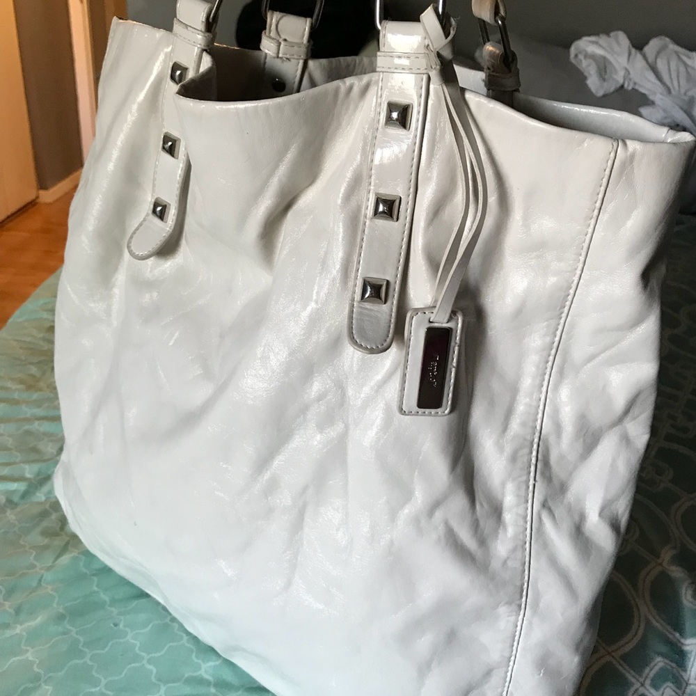 Beige oversized purse!