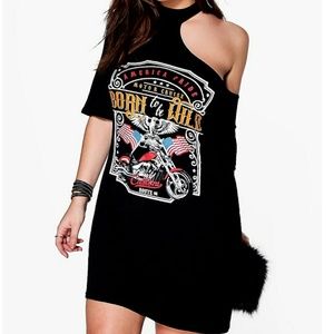 Plus Alice Choker Detail T Shirt