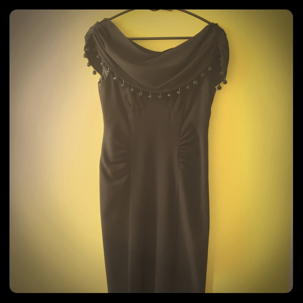 This is a Nanette Lepore size 2 black dress. - Picture 1 of 8