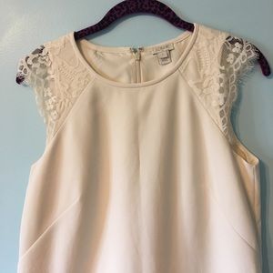 Beige lace summer dress