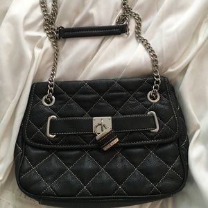 Nine West black satchel
