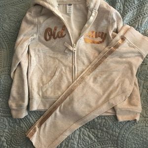 Old Navy  2 piece sweatsuit