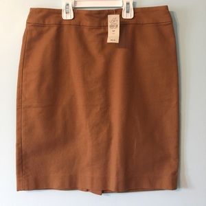 Brown fall skirt