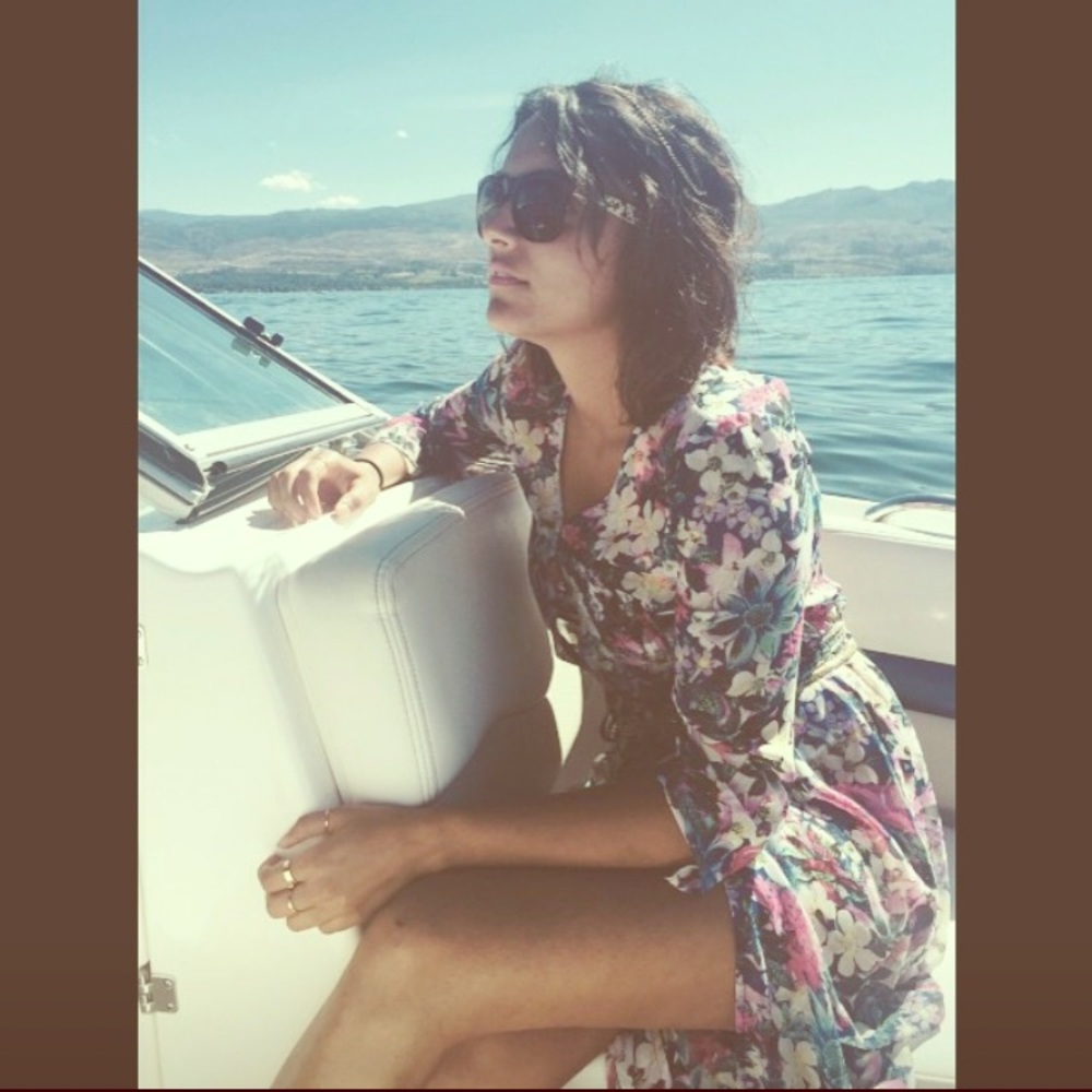 Guess Floral Pattern Cover-up/Kimono/Kaftan