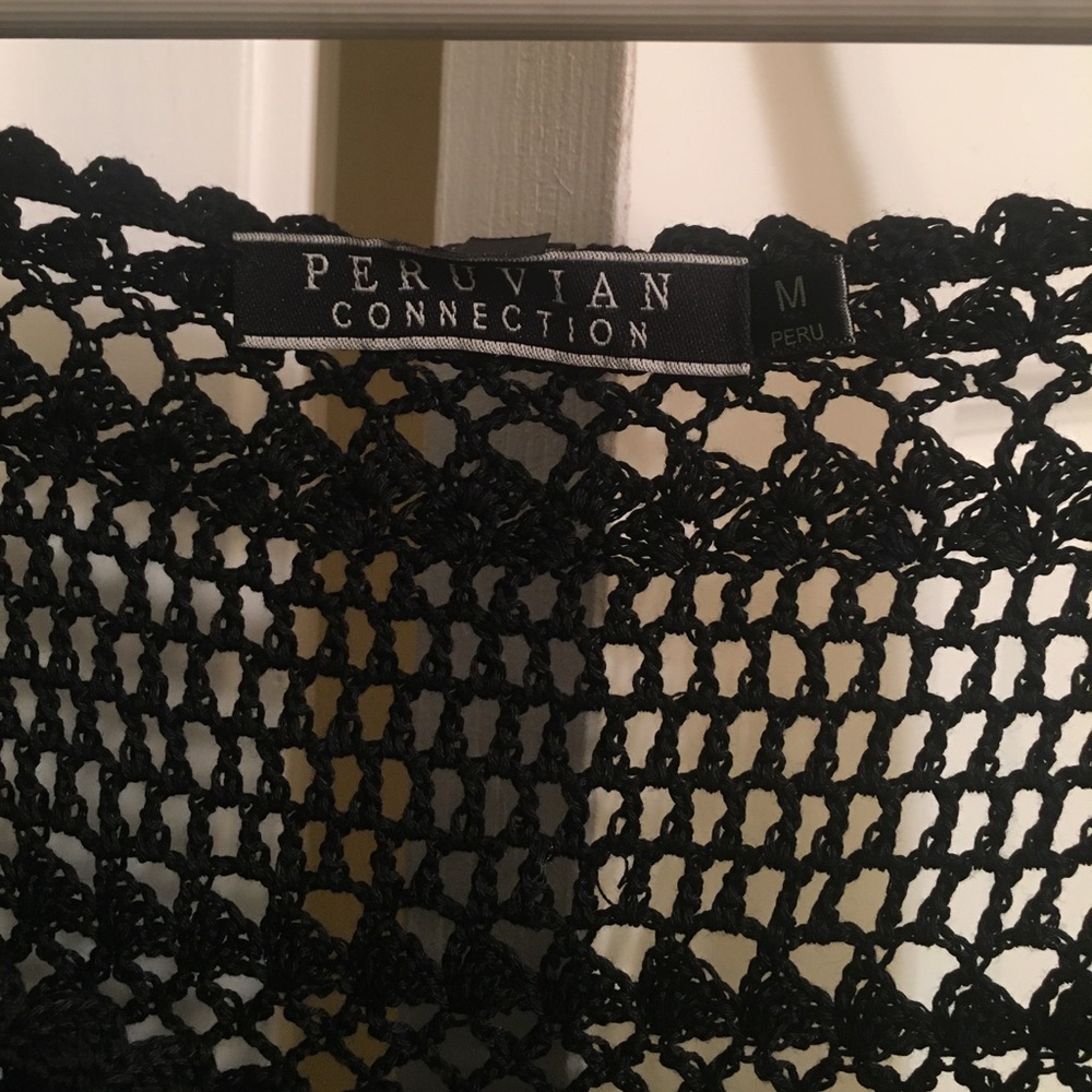 Gorgeous Peruvian connection lace swim coverup