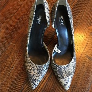 Mossimo D'orsay Snakeskin Heels