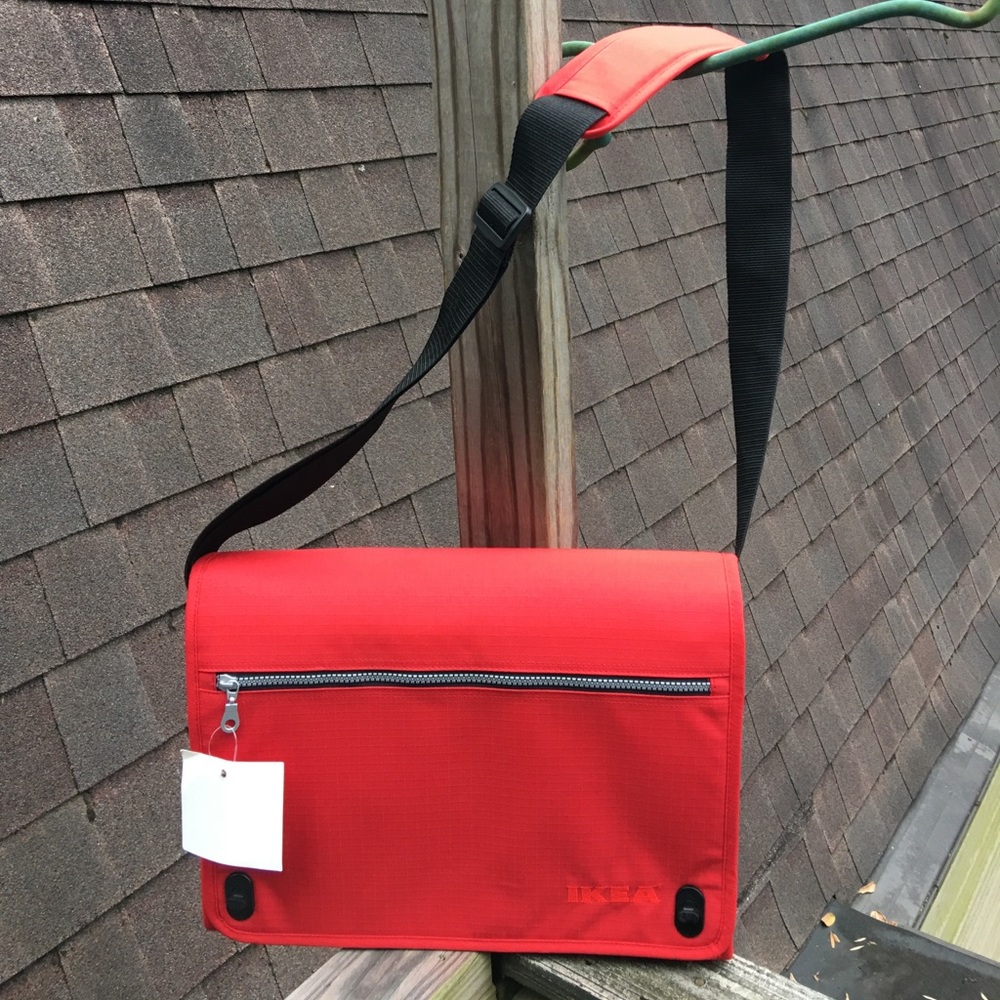 Cherry red brand new satchel