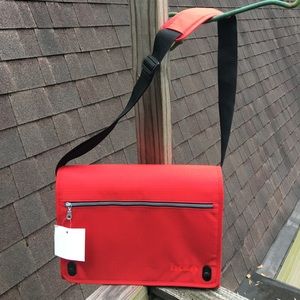 Cherry red brand new satchel