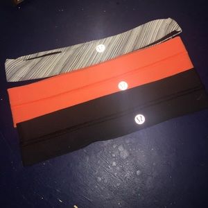 3 lululemon headbands