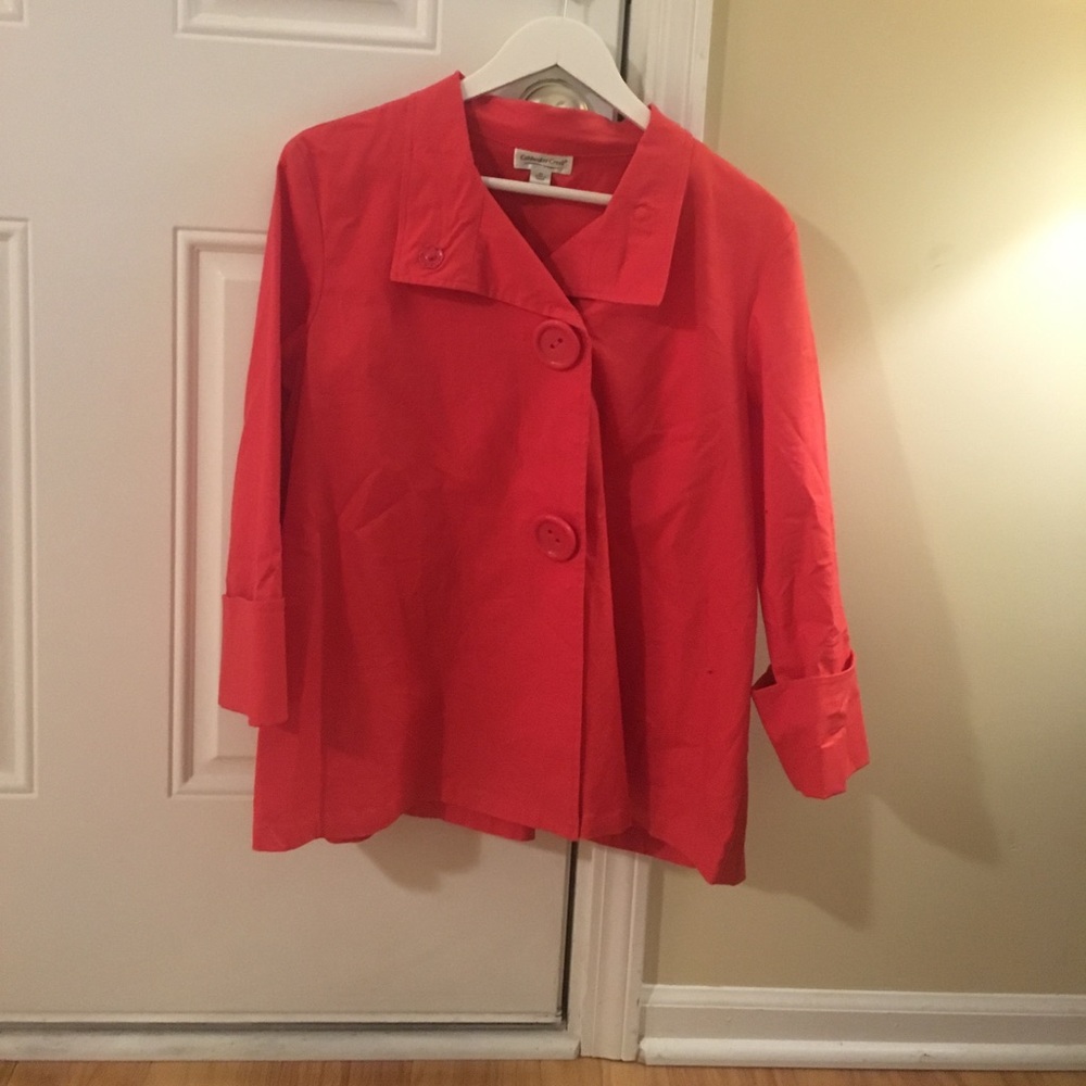 Adorable cold water creek jacket in salmon