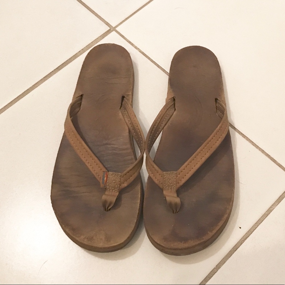 Rainbow Narrow Strap Sandal
