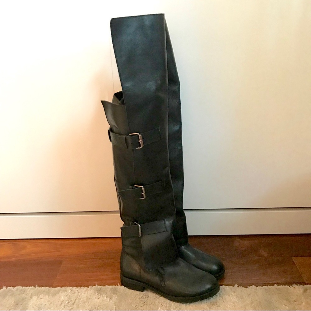 Tibi Gia Over The Knee Boots Size 36.5