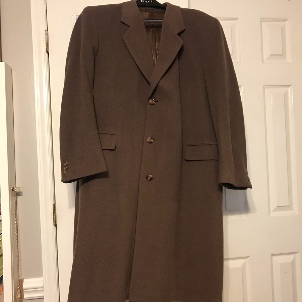 Mean cashmere trench coat