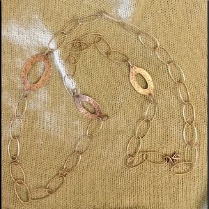 Silpada brushed SS925 necklace w/accents (Retired)