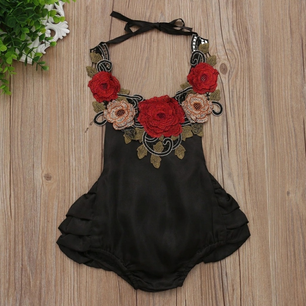 Toddler floral romper