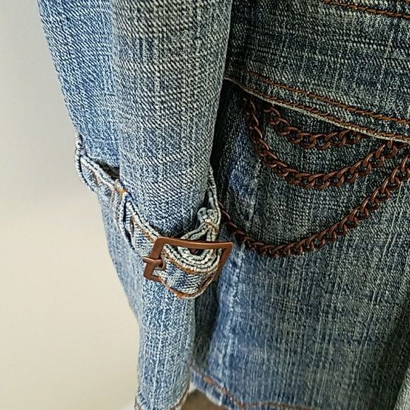 Crest CJ denim jacket & skirt - Picture 6 of 8