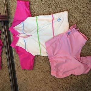 Coolibar SPF swim shirt & shorts Rashguard