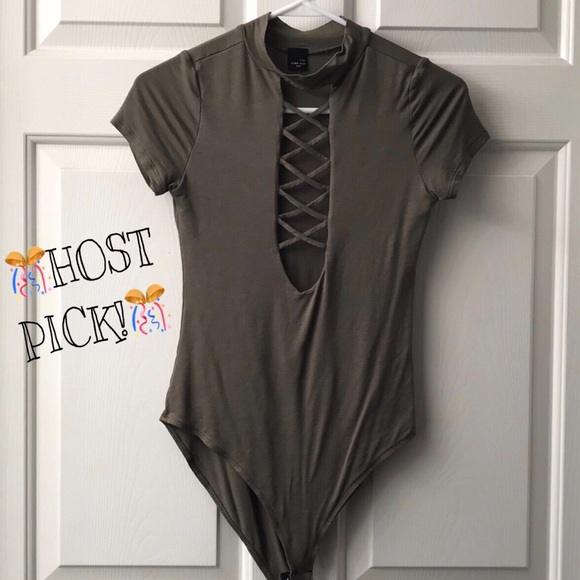 🚫OUT OF STOCK🚫 🎉HOST PICK! 🎊Olive onsie 💚 - Picture 6 of 6