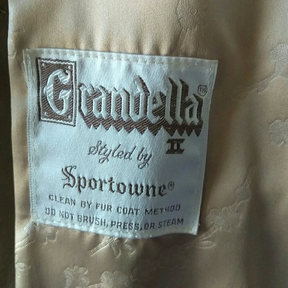 VINTAGE Grandella II Sportowne Faux Fur Jacket - Picture 7 of 8