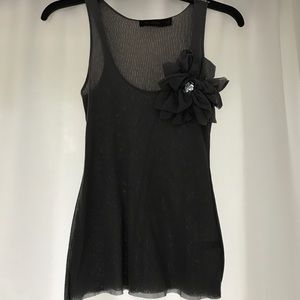 Only worn once beautiful gray tank top