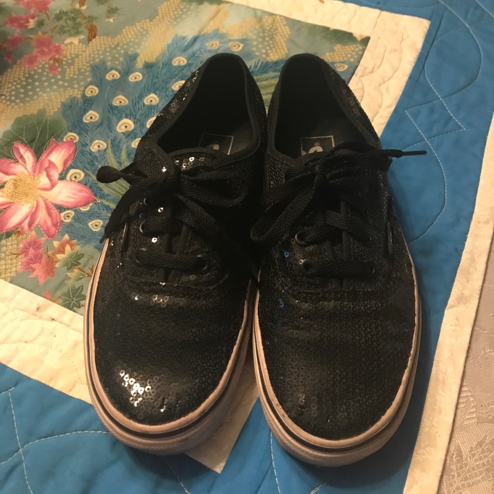 Sequin Vans womens 7.5