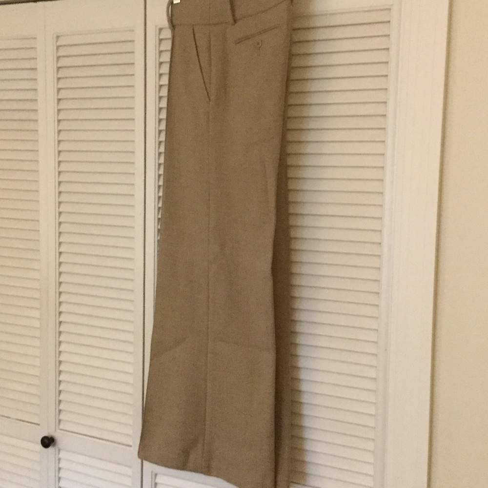 Wool wide legged pants