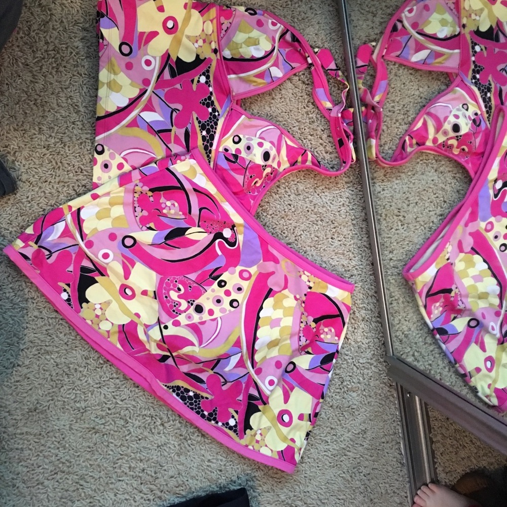 Cute Tankini with skirted bottom