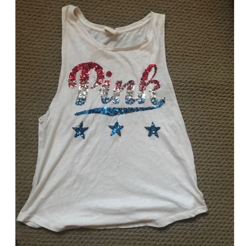 PINK patriotic tank