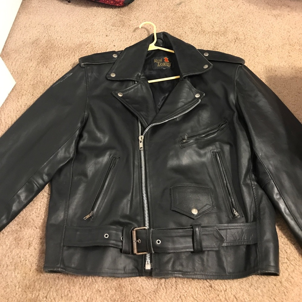 Women’s leather coat