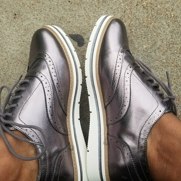 Gun Metal Oxfords - Picture 3 of 3