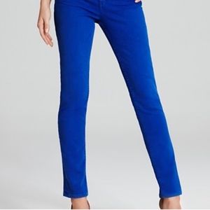 J. Crew Toothpick Royal Blue Jeans