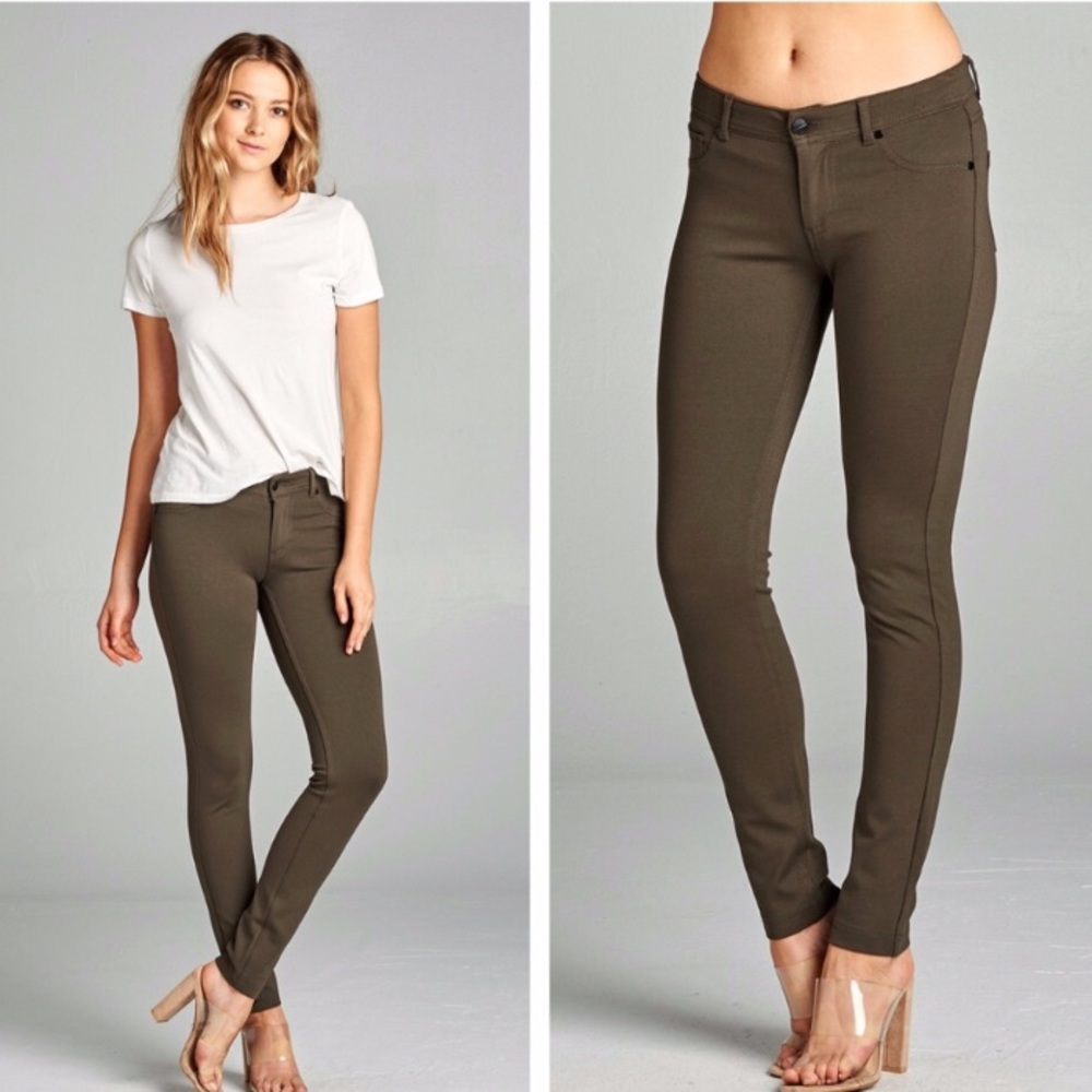 ❗️LAST PAIR❗️Piper Casual Skinny Pants - Picture 1 of 4