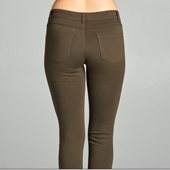 ❗️LAST PAIR❗️Piper Casual Skinny Pants - Picture 2 of 4