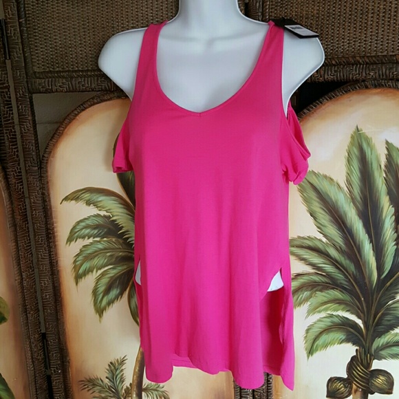 Guess Tops - Guess cold shoulder nwt