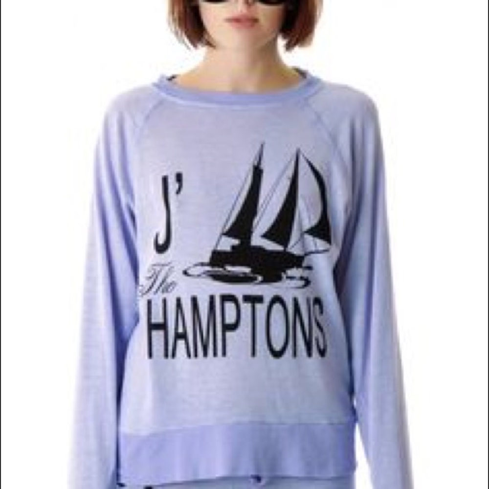Wildfox J'Adore Hamptons Nantucket Pullover